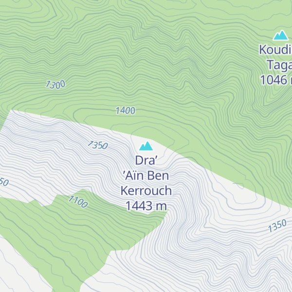 Map of Dra’ ’Aïn Ben Kerrouch