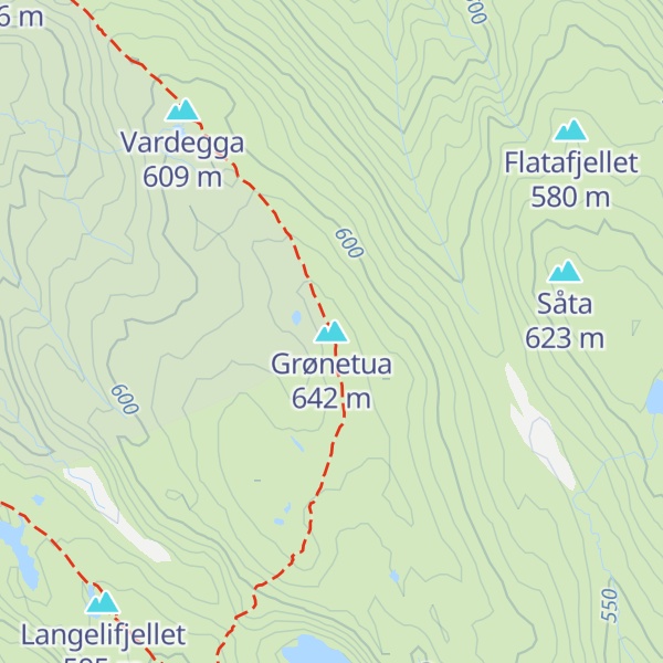 Map of Grønetua