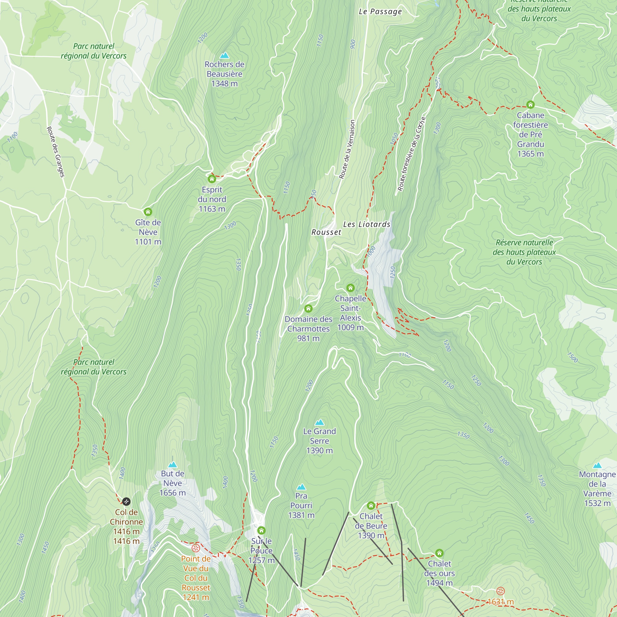 Domaine des Charmottes map