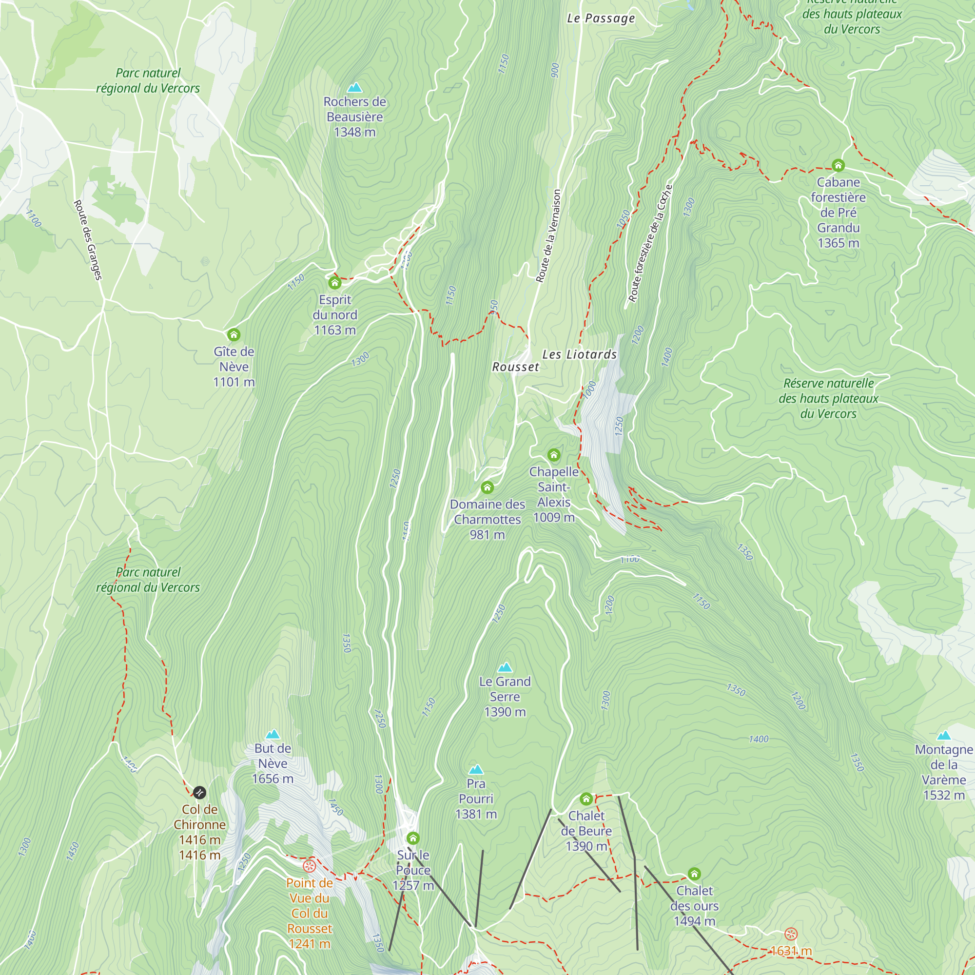 Domaine des Charmottes map