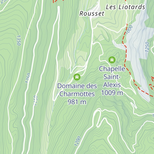 Map of Domaine des Charmottes