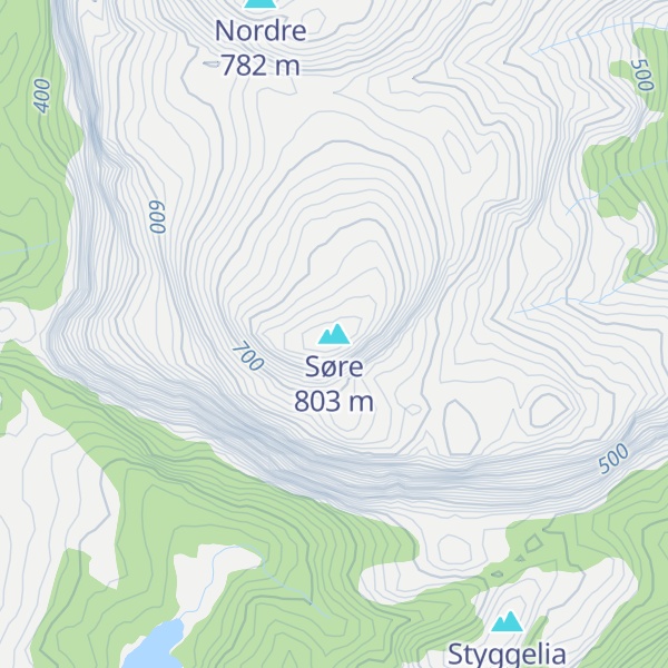 Map of Søre
