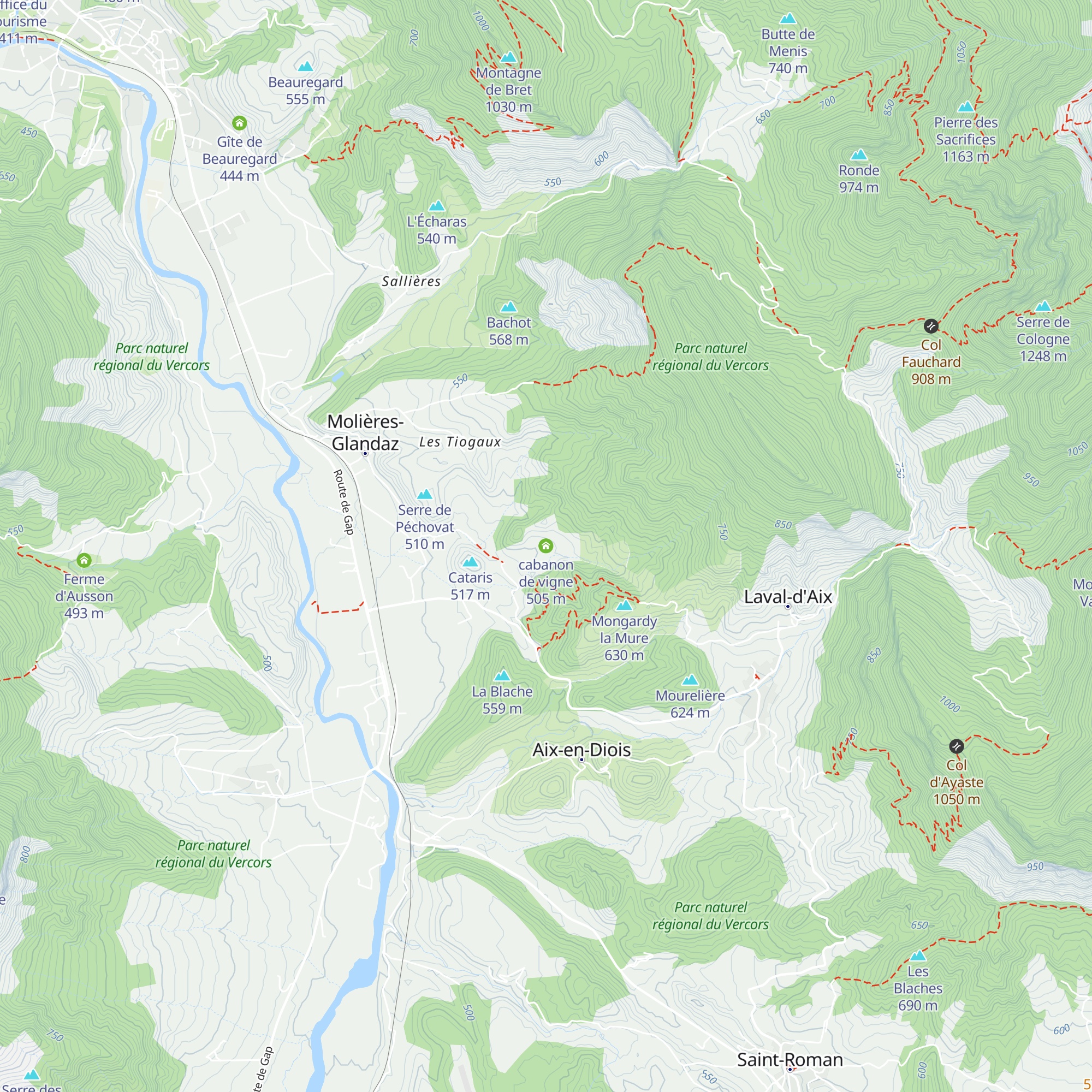 cabanon de vigne map