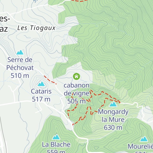 Map of cabanon de vigne