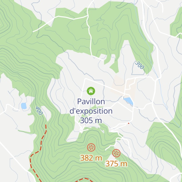 Map of Pavillon d'exposition