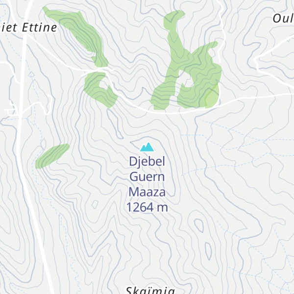 Map of Djebel Guern Maaza