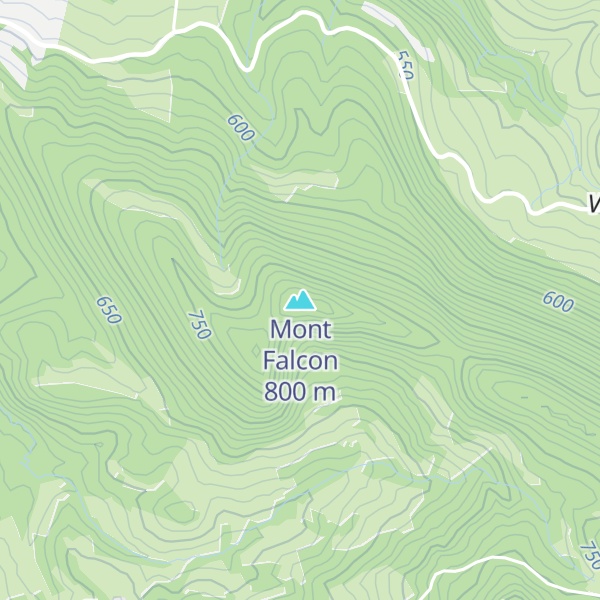 Map of Mont Falcon