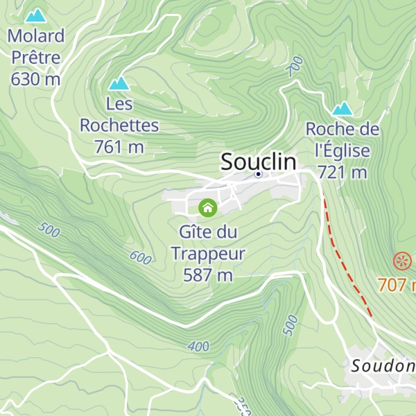 Map of Gîte du Trappeur