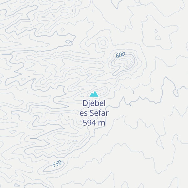 Map of Djebel es Sefar