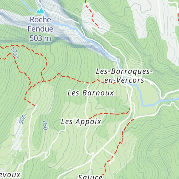 Map of Gîte Montjoie