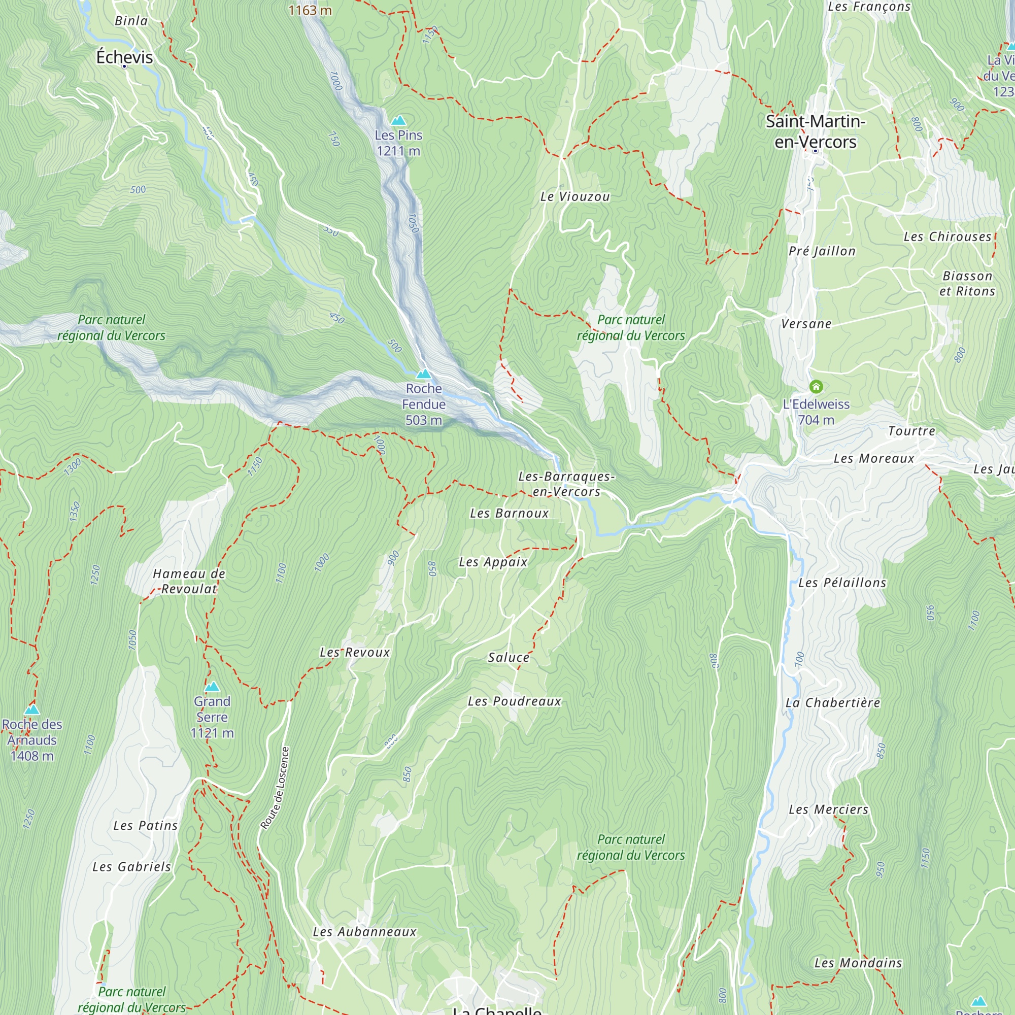Gîte Montjoie map