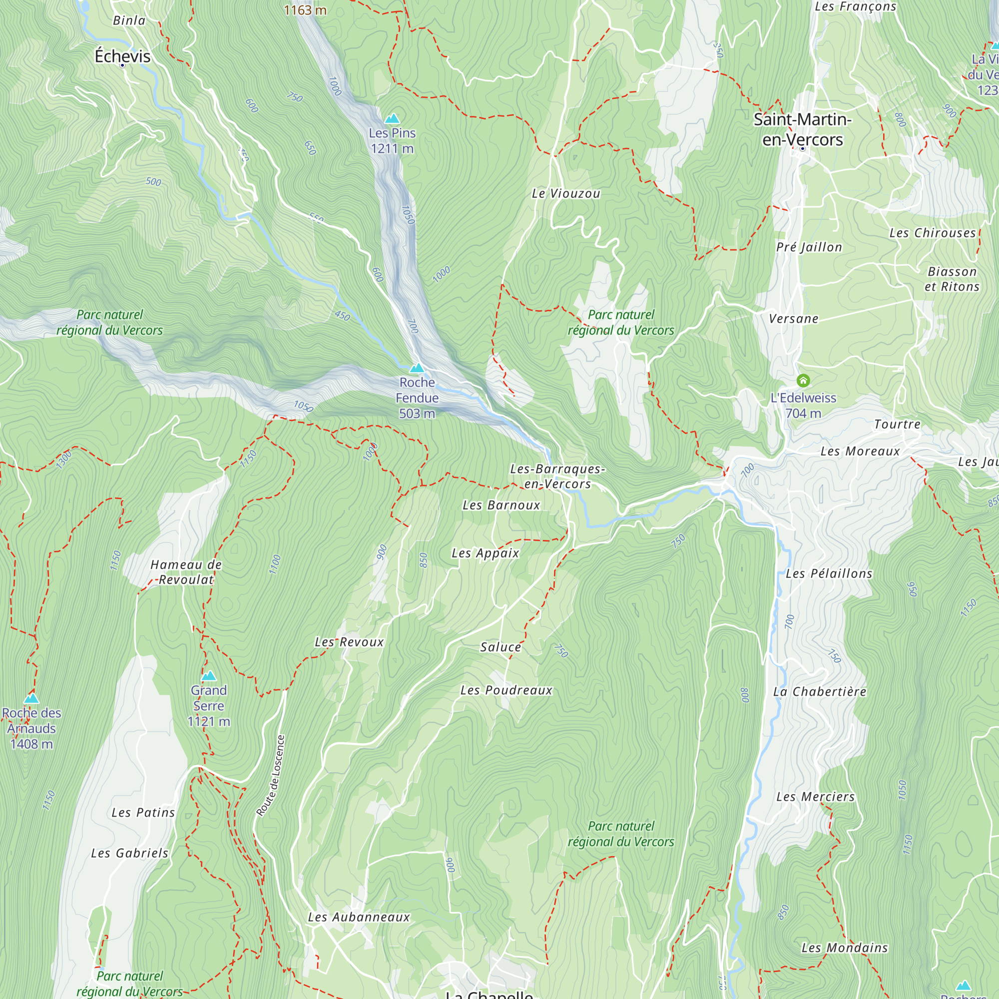 Gîte Montjoie map