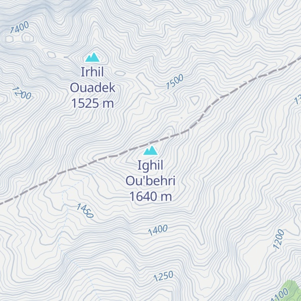 Map of Ighil Ou'behri