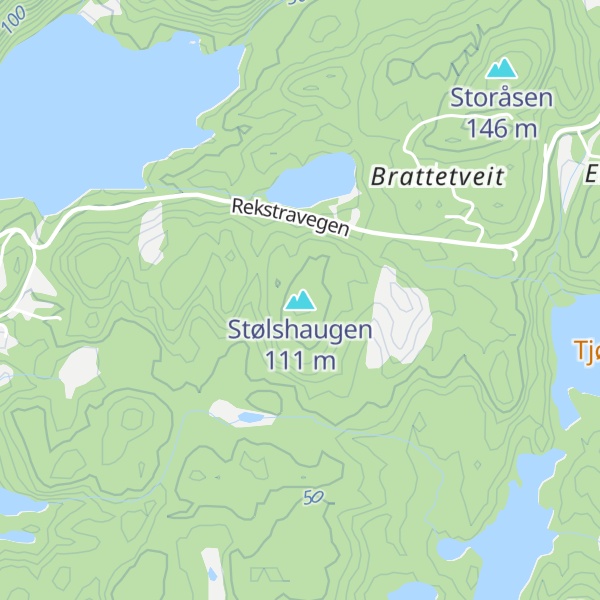 Map of Stølshaugen