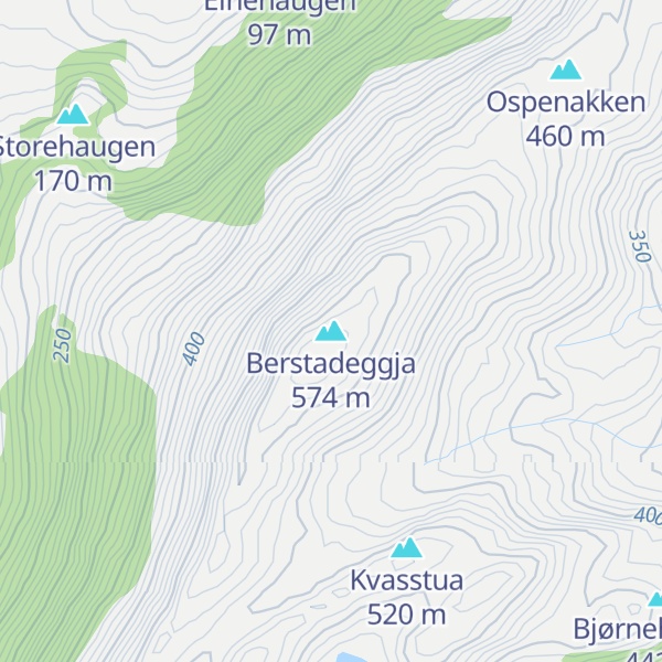 Map of Berstadeggja