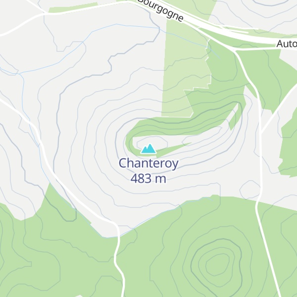 Map of Chanteroy