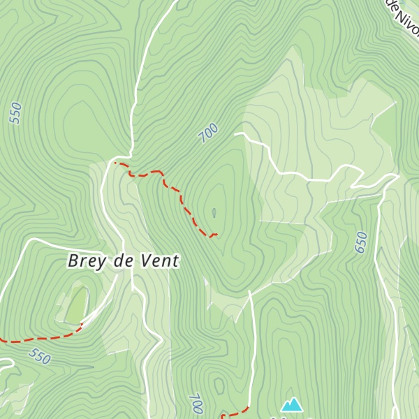 Map of Mont Luisandre