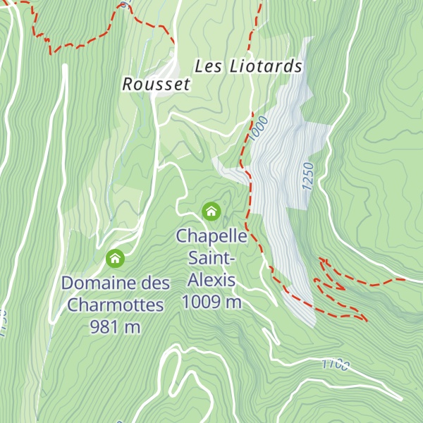 Map of Chapelle Saint-Alexis