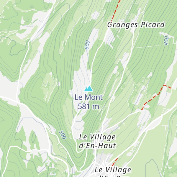 Map of Le Mont