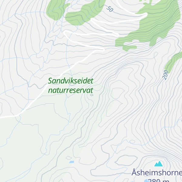 Map of Rundehaugen