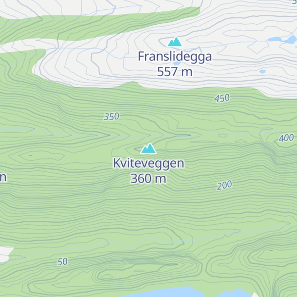 Map of Kviteveggen