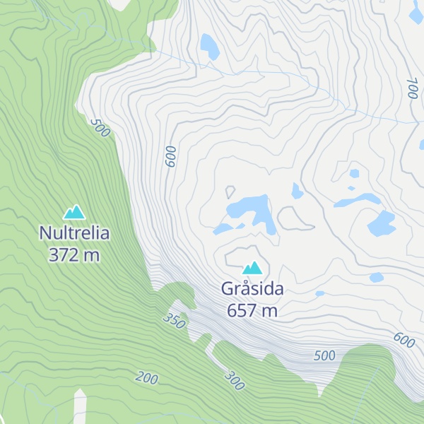 Map of Løtræet