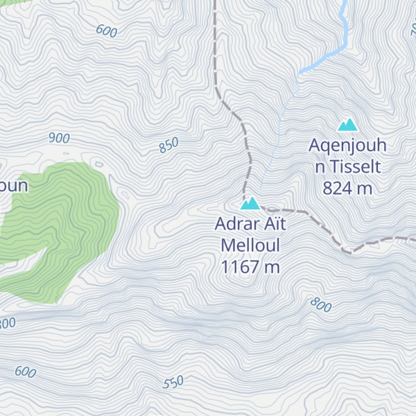 Map of Akerkour