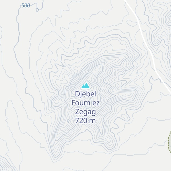 Map of Djebel Foum ez Zegag
