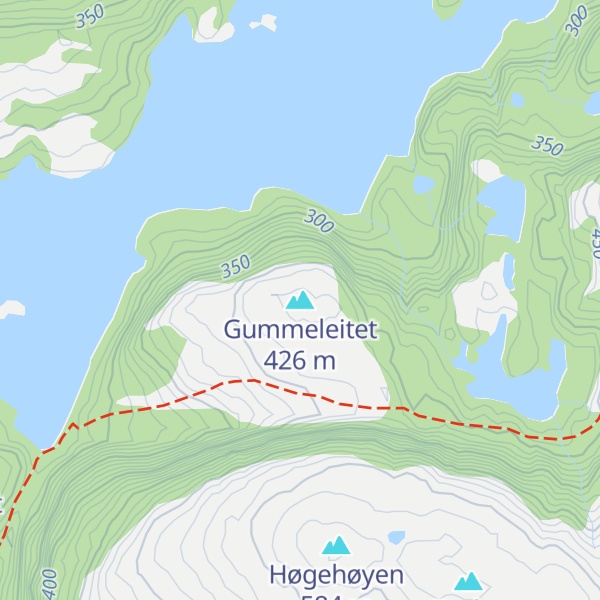 Map of Gummeleitet