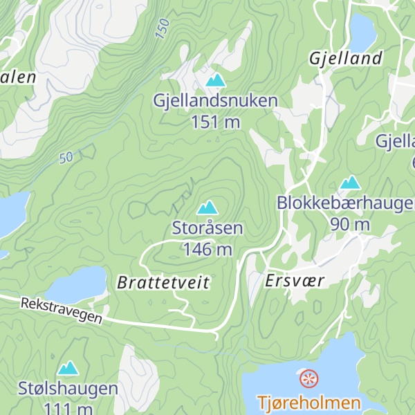 Map of Storåsen
