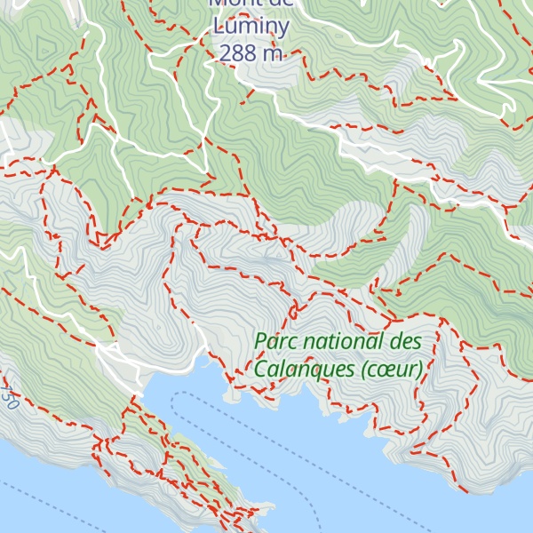 Map of Baou rond