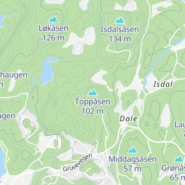 Map of Toppåsen