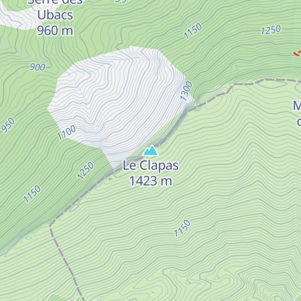 Map of Le Clapas
