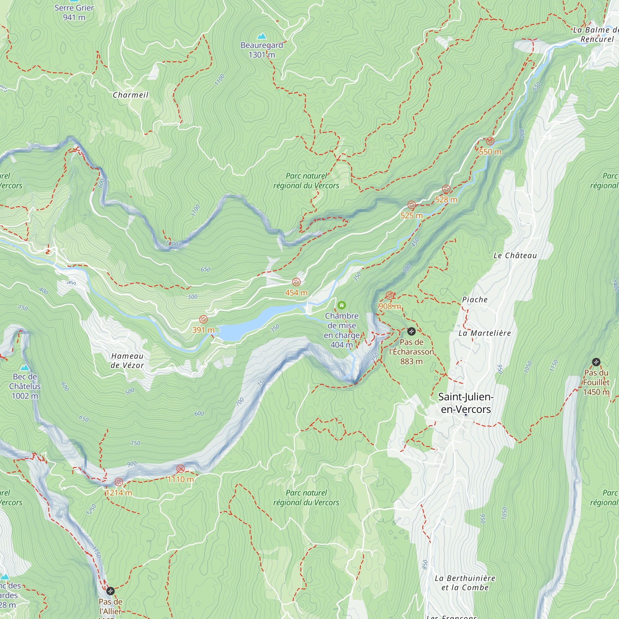 Centrale électrique du Bournillon map