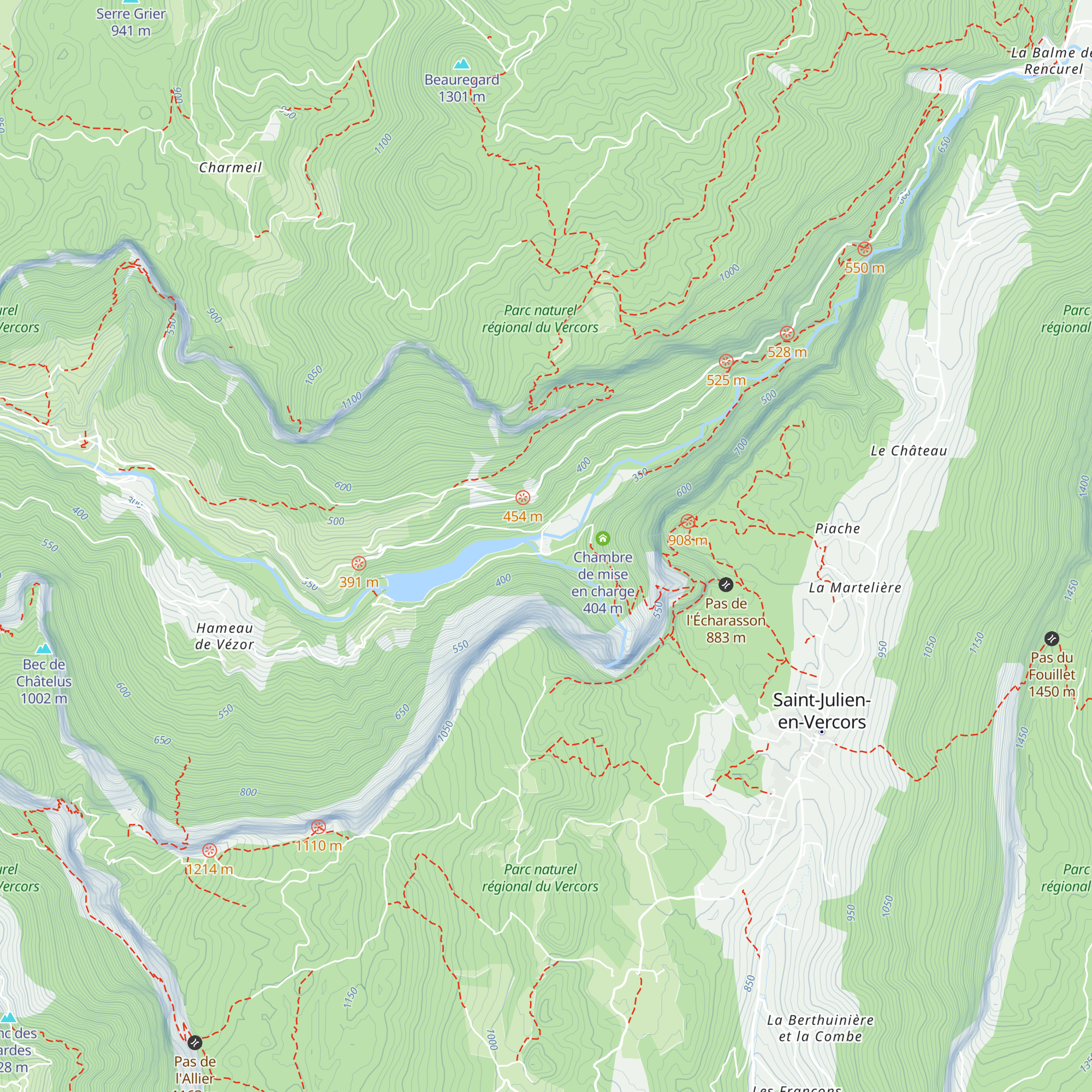 Centrale électrique du Bournillon map