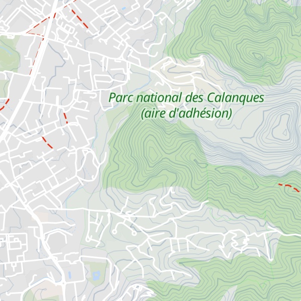 Map of Mont Rouvière