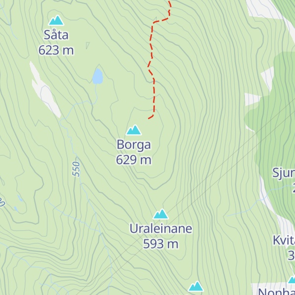 Map of Grøene