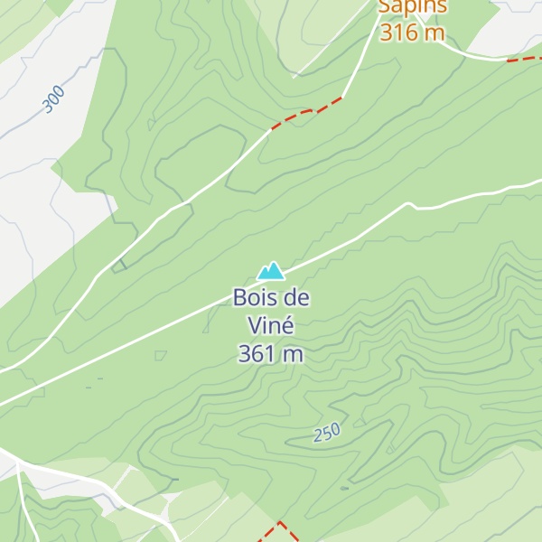 Map of Bois de Viné