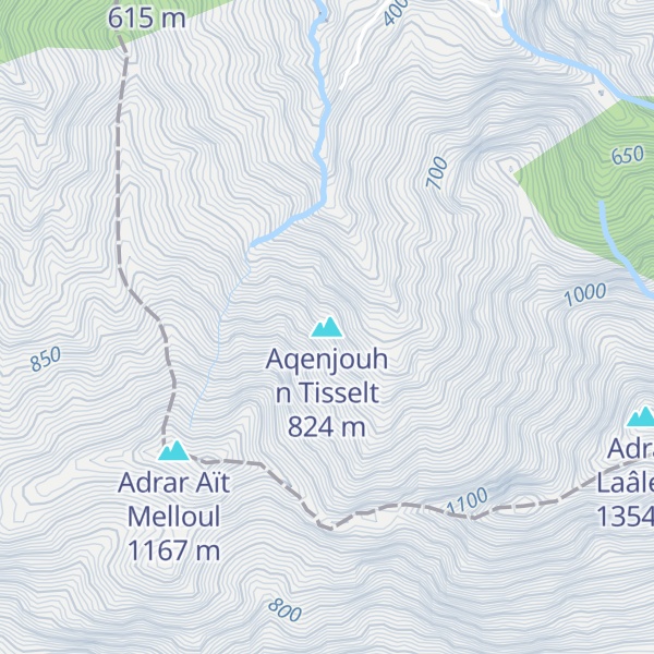 Map of Aqenjouh n Tisselt