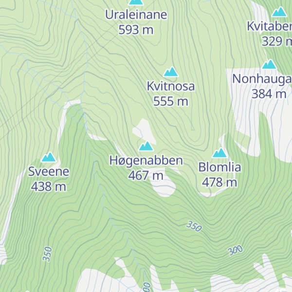 Map of Høgenabben