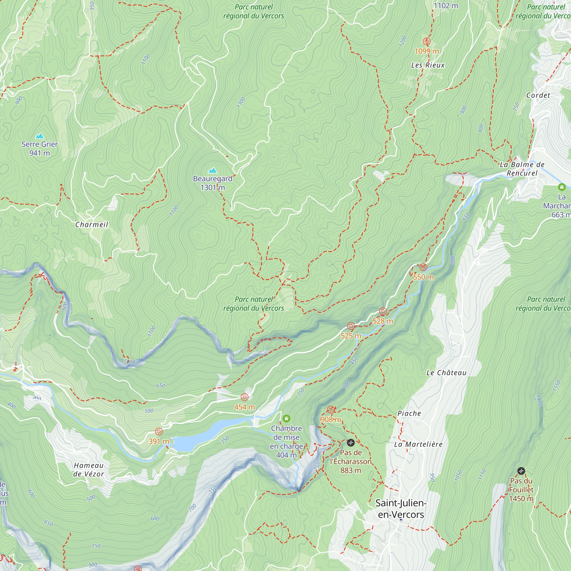 Cabane de la Goulandière map