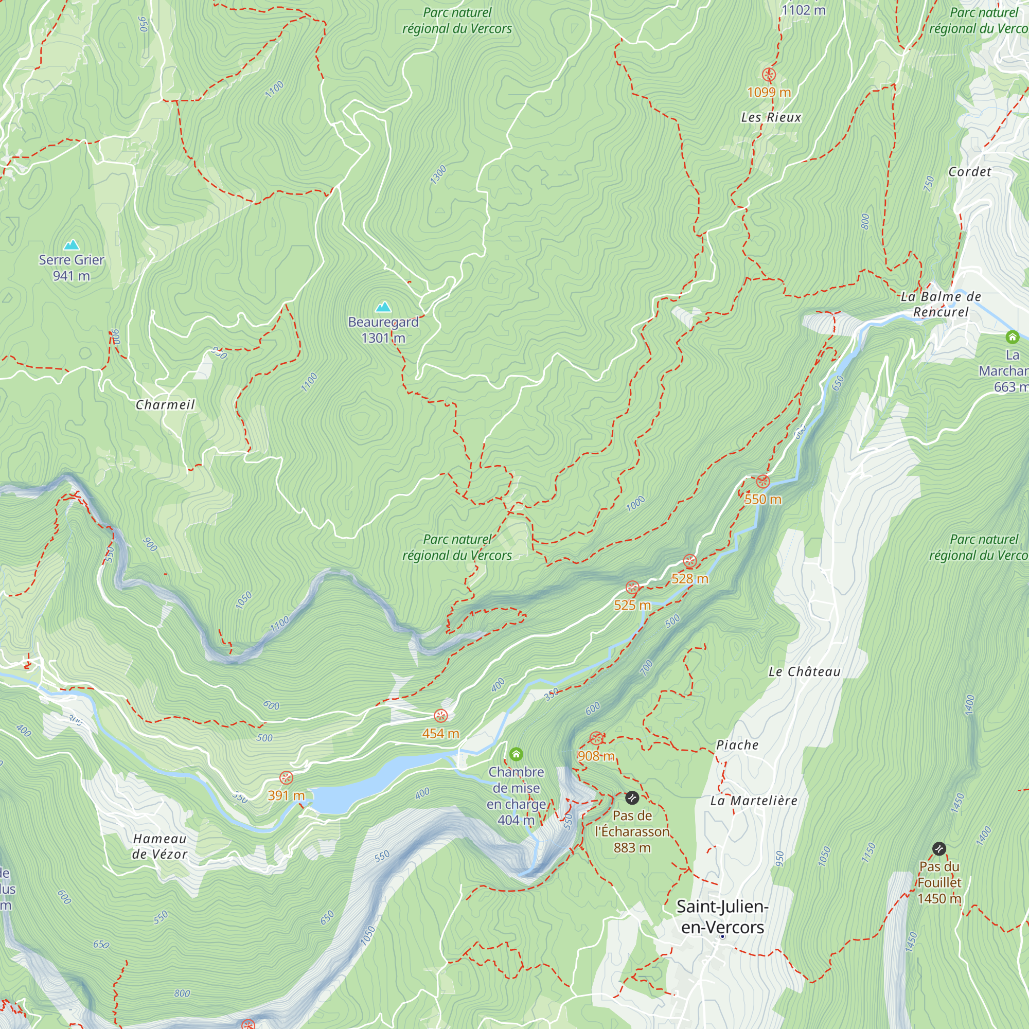 Cabane de la Goulandière map