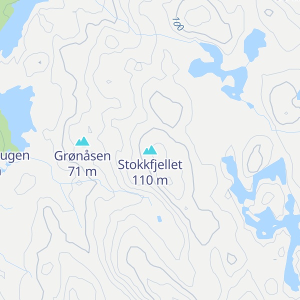 Map of Stokkfjellet
