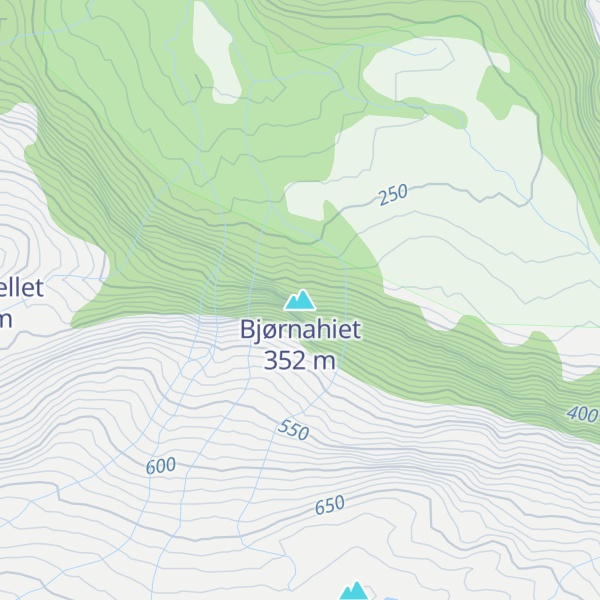 Map of Bjørnahiet