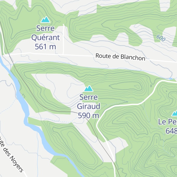 Map of Serre Giraud