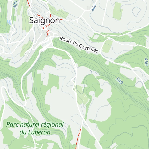 Map of La Gloriette