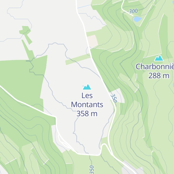 Map of Les Montants