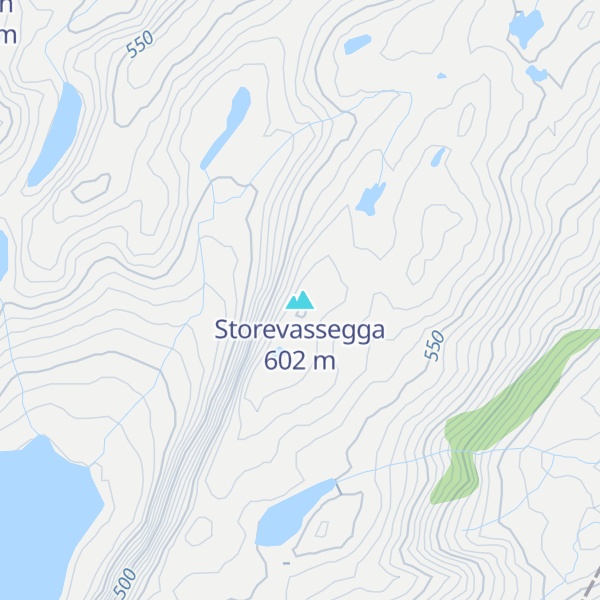 Map of Storevassegga