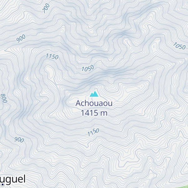 Map of Achouaou