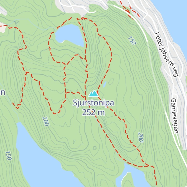 Map of Sjurstonipa